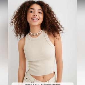 Aerie Free Spirit Ribbed Tank Top